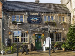 The Flemish Weaver pub restaurant, Corsham, Wiltshire, England, Uk