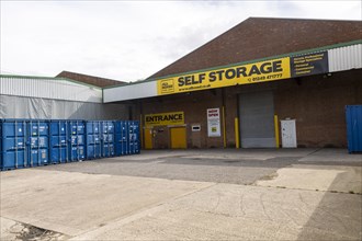 AllBoxed self storage company, Porte Marsh Industrial Estate, Calne, Wiltshire, England, UK