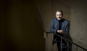 Christian Lindner (FDP), Federal Minister of Finance, photographed in the stairwell of the Federal