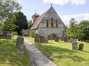 Village parish church of Saint Michael and All Angels, Inkpen, Berkshire, England, UK