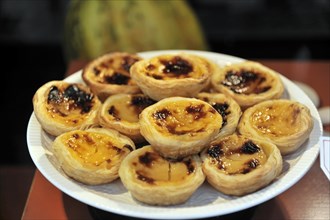 Pasteis de Nata, Portuguese custard tarts, Lisbon, Lisboa, Portugal, Europe
