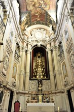 Altar area, Igreja da Encarnacao, Church of the Incarnation, built in 1708, Lisbon, Lisboa,