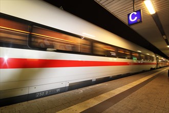 ICE arriving at Mannheim main station