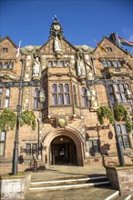 The Council House building opened 1917, Tudor style 20th century architecture, Coventry, England,