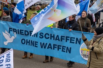 A large peace demonstration took place in Ramstein. Several thousand participants demonstrated