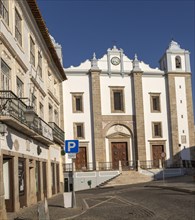 Church of Santo Antao dating from 1557, Giraldo Square, Praca do Giraldo, Evora, Alto Alentejo,
