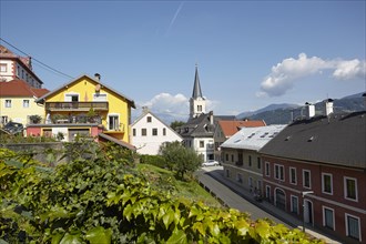 View of Paternion, Carinthia, Austria, Europe