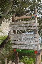 Community rules guidelines for visitors to hippy village of San Pedro, Cabo de Gata natural park,