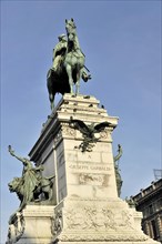 Monument to GIUSEPPE GARIBALDI, Milan, Milano, Lombardy, Italy, Europe