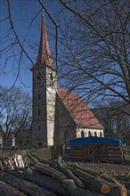 St Egidien Church, Beerbach, Middle Franconia, Bavaria, Germany, Europe