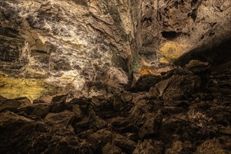 Cueva de los Verdes, lava tube, Costa Teguise, Lanzarote, Canary Islands, Spain, Europe