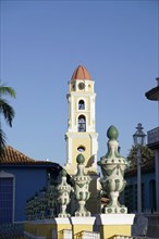 The Convento de San Francisco de Asis, Museo Nacional de la Lucha Contra Bandidos, bell tower and