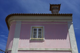 Pastel-coloured house facade, architecture, Mediterranean, southern European, house, property,