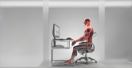 Diseases of the spine when working at a computer, sedentary work, stress on the skeleton and spine