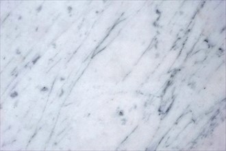 A close up of real Carrara Marble at a marble shop near the pits, Carrara, Tuscany, Italy, Europe