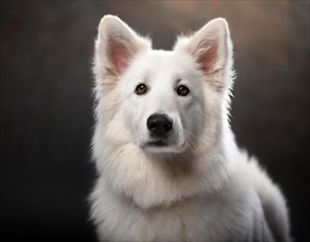 Dog, young dog, White Swiss Shepherd, Berger Blanc Suisse, recognised dog breed from Switzerland