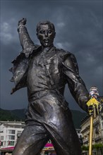 Statue of Freddie Mercury, music, rock music, sculpture, artist, famous, musician, rock musician,