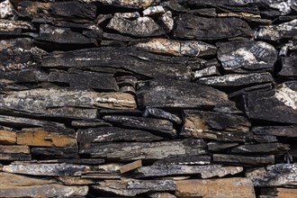 Structure of a stone wall, natural slate, slate slab, stone, stone structure, texture, wall, stone