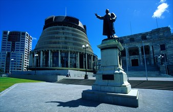 Parliament building in Wellington, New Zealand, Oceania