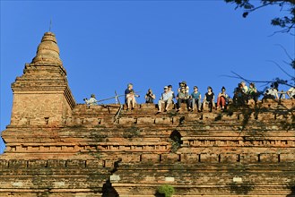 Pagodas, temples, stupa, Bagan, Mandalay Division, Myanmar, Asia
