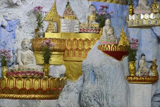Yankin Hill temple complex, Mandalay, Myanmar, Asia
