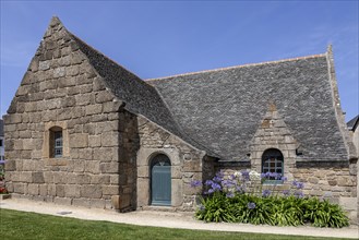 Sainte-Anne du Rocher Chapel, Tregastel, Cotes d'Amor, Brittany, Tregastel, France, Europe