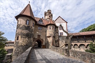 Well house in the 3rd gatehouse, keep, new bower, battlements of the Zwinger and Zyngel, bridge