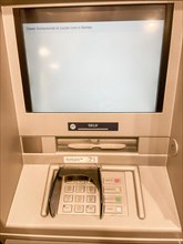 Non-functioning cash machine in Germany