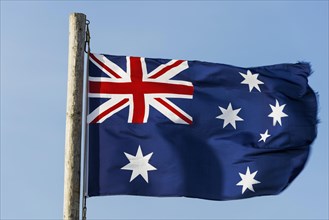 Flag of Australia, national flag, waving, waving, flag, national flag, Southern Cross, Great