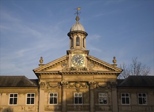 Clock tower Emmanuel College, University of Cambridge, England, United Kingdom, Europe