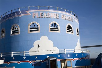 Pleasure beach funfair rides, Great Yarmouth, Norfolk, England, United Kingdom, Europe