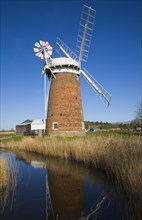 Horsey drainage mill windmill, Norfolk, England, United Kingdom, Europe