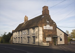 The White Hart Inn traditional public house in the village of Blythburgh, Suffolk, England, United