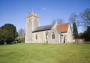 Parish church of Saint Andrew, Bredfield, Suffolk, England, UK