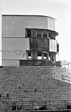 Tower of the Stadium of World Youth 1992 shortly in front of demolition, Chausseestrasse, Mitte