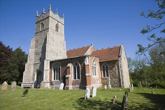 Parish church of Saint Mary, Newbourne, Suffolk, England, UK