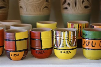 Pottery, souvenirs, souvenirs, Trinidad, Cuba, Greater Antilles, Caribbean, Central America,
