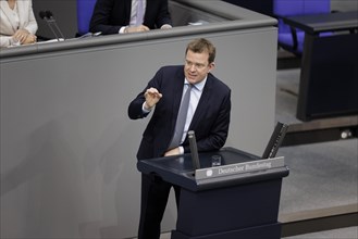 Reinhard Brandl, Member of the German Bundestag (CDU/CSU), during a speech Berlin, 23 February 2024