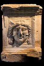 Medusa, 1st century, National Archaeological Museum, Villa Cassis Faraone, UNESCO World Heritage