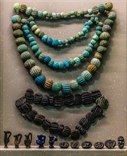 Necklaces and pendants, 1st-5th century, National Archaeological Museum, Villa Cassis Faraone,