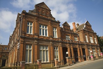 Victorian architecture of Ipswich museum, Suffolk, England, United Kingdom, Europe