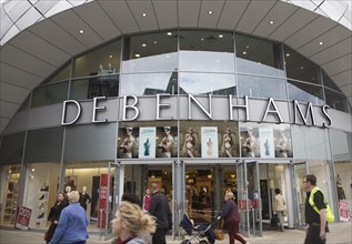 Debenhams department store shop, Bury St Edmunds, Suffolk, England, United Kingdom, Europe