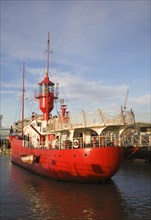 Red lightship Harwich harbour, Essex, England, United Kingdom, Europe