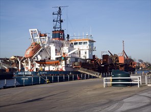 Arco Beck cargo ship, Great Yarmouth, England, United Kingdom, Europe