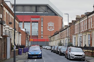 Residential buildings at the Liverpool FC football stadium, 02/03/2019