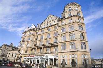 The former Empire Hotel built 1901 designed by Charles Edward Davis, Grand Parade, Bath, Somerset,