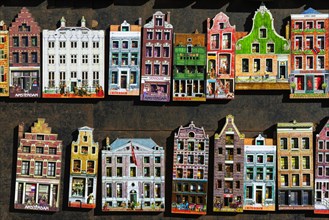 Canal houses as souvenir, magnet, magnetic, souvenir, fridge magnet, symbolic, city trip, holiday,