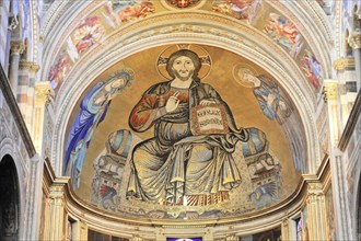 Detail, interior view, Cathedral of Santa Maria Assunta, Pisa, Tuscany, Italy, Europe