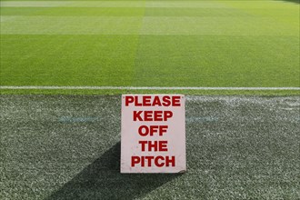 Liverpool FC Anfield stadium pitch, no trespassing, 02/03/2019