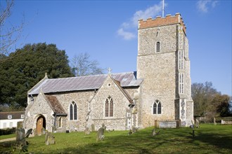 Parish church of Saint Andrew, Bredfield, Suffolk, England, UK